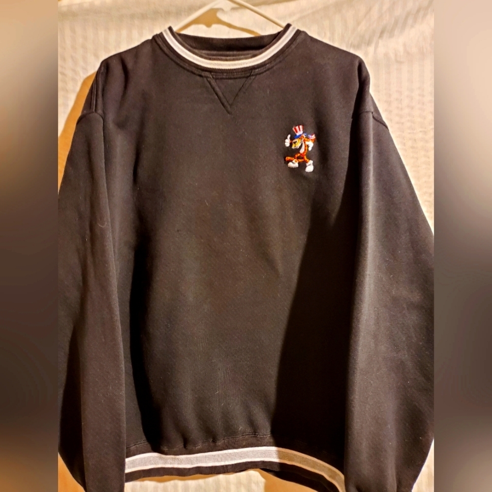 Chester Cheeta Uncle Sam Wear GuardLong Sleeve Heavy Sweatshirt Frito Lay XL Men